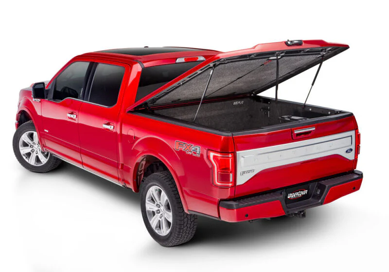 UnderCover 2025 Ram 1500 5ft 7in Short Bed Elite LX Bed Cover - PXJ - Diamond Black Crystal Pearl - Image 3