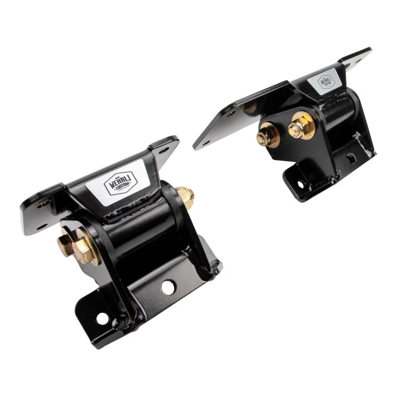 Wehrli 01-10 GM HD Chassis L5P Engine Swap Mount Kit - Semi-Gloss Black - Image 3