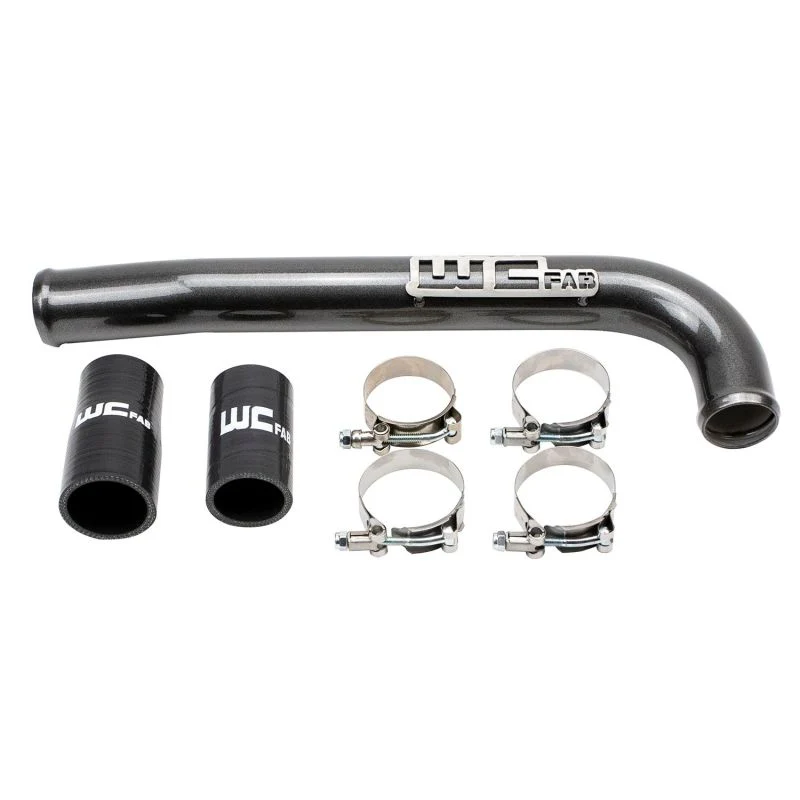 Wehrli 03-09 Dodge 5.9L/6.7L Cummins (Non-Twin CP3) Upper Coolant Pipe - Gloss Black - Image 6