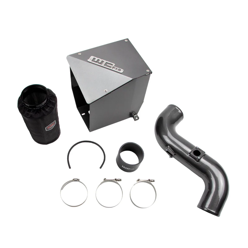 Wehrli 11-16 Chevrolet Duramax LML 4in Intake Kit - Gloss White - Image 3
