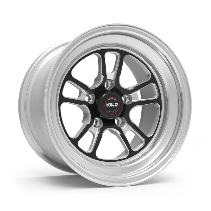 Weld S70 RT-S 15x4in / 5x120.65 BP / 2.5in. BS - Black Center - Polished Shell Wheel