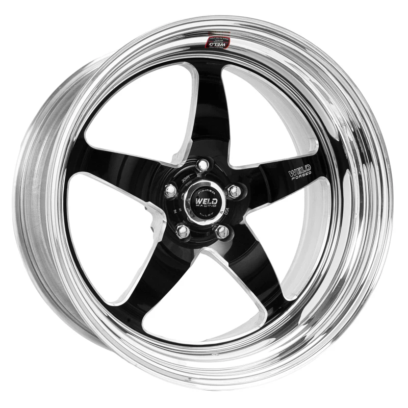 Weld S71 20X10.5 / 5x120mm BP / 7.3in. BS Black Wheel (High Pad) - Non-Beadlock - Image 2