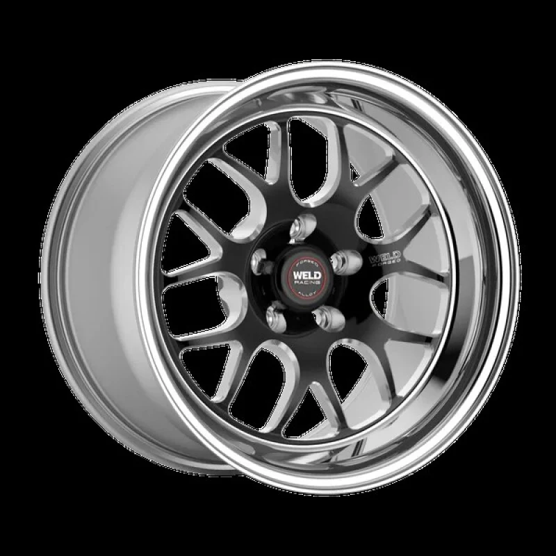 Weld S77 18X10.5 / 5x4.5 BP / 7.7in. BS Black Wheel (Medium Pad) - Non-Beadlock - Image 2