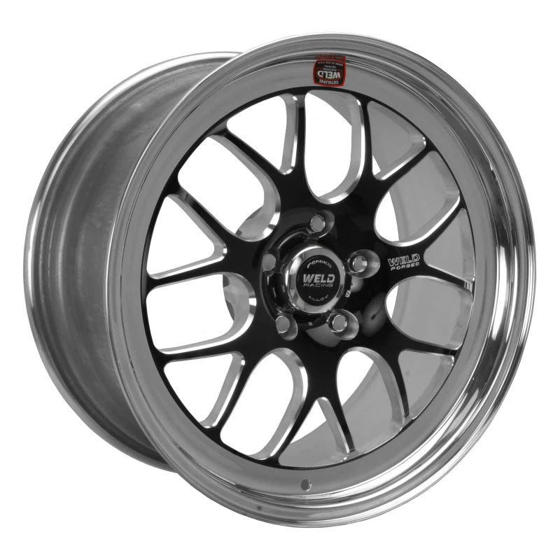 Weld S77 18x9 / 5x4.5 BP / 5.6in. BS Black Wheel (High Pad) - Non-Beadlock - Image 2