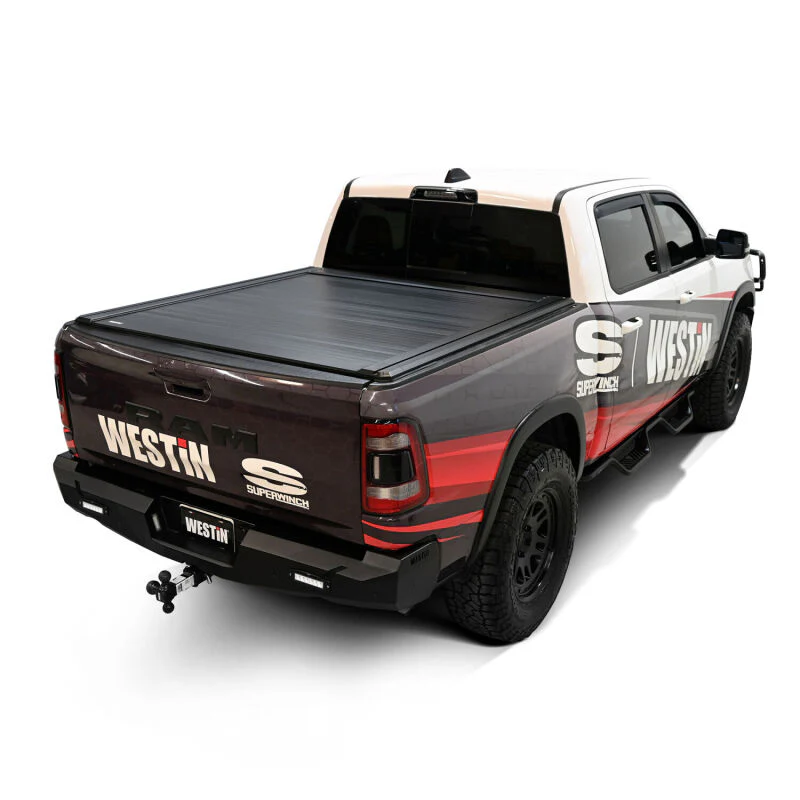 Westin 19-26 RAM 1500 New Body 5ft 7in. (67in) Bed Electric Retractable Tonneau Cover - Black - Image 12