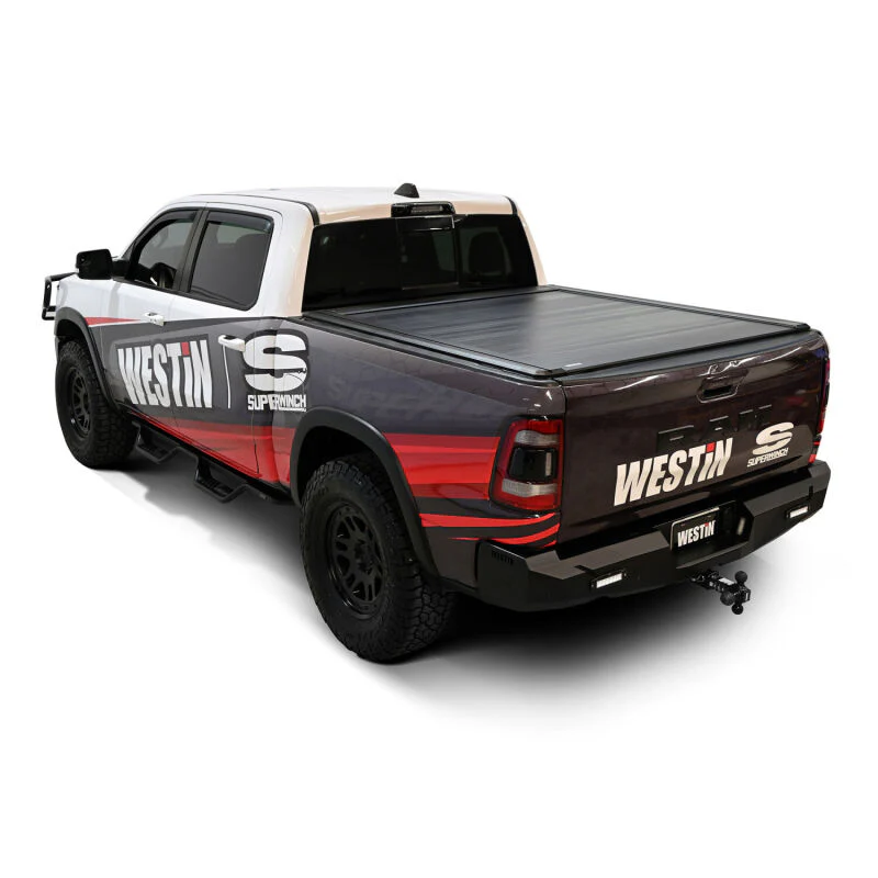 Westin 19-26 RAM 1500 New Body 5ft 7in. (67in) Bed Electric Retractable Tonneau Cover - Black - Image 9