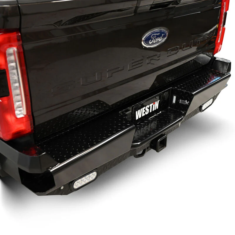 Westin 23-25 Ford F-250/350/450/550/600 HDX Bandit Rear Bumper - Black - Image 9