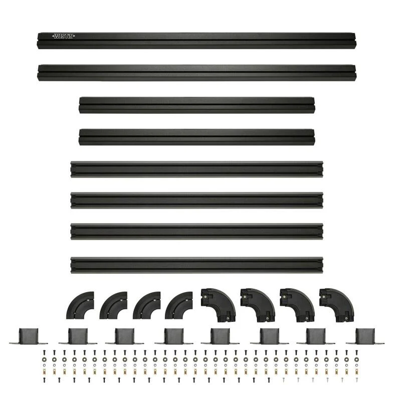 Westin EXP Roof Rack for Full Size EXP Truck Cap (RACK ONLY - NO CAP) 50x58in. - Tex. Blk - Image 6