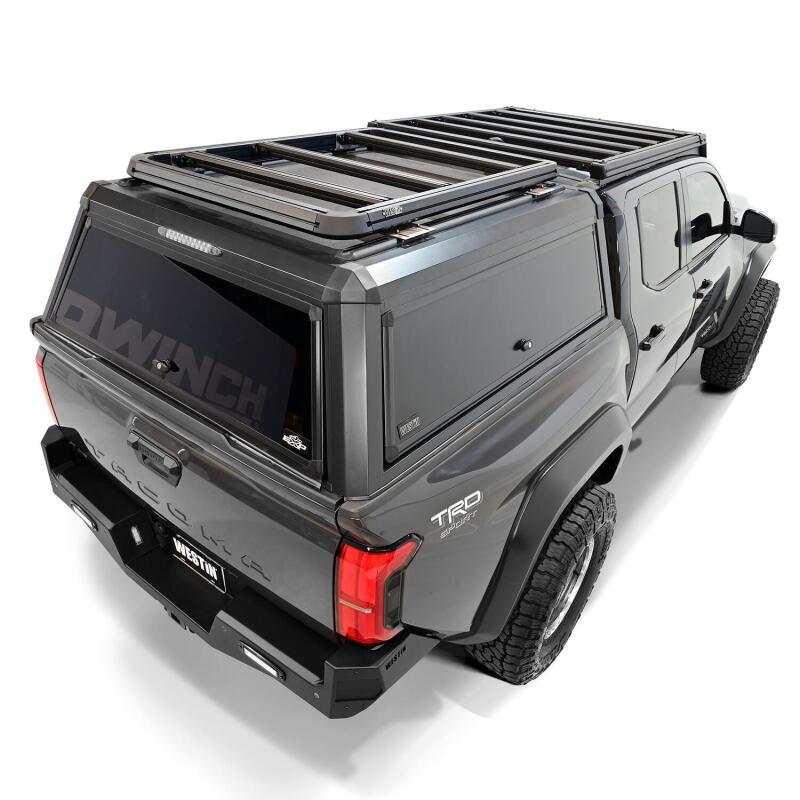 Westin EXP Roof Rack for Mid Size EXP Truck Cap (RACK ONLY - NO CAP) 45x55in. - Tex. Blk - Image 7
