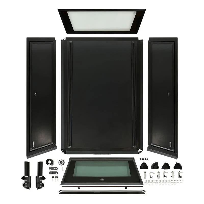 Westin EXP Truck Cap COMPLETE KIT A + BS (24-25 Toyota Tacoma DC 6ft. Bed) - Black - Image 9
