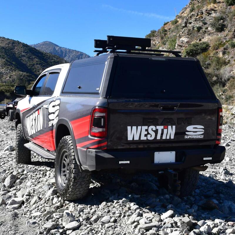 Westin EXP Truck Cap COMPLETE KIT A + BS (19-25 RAM 1500 5.7ft. Bed Excl. Classic) - Black - Image 2
