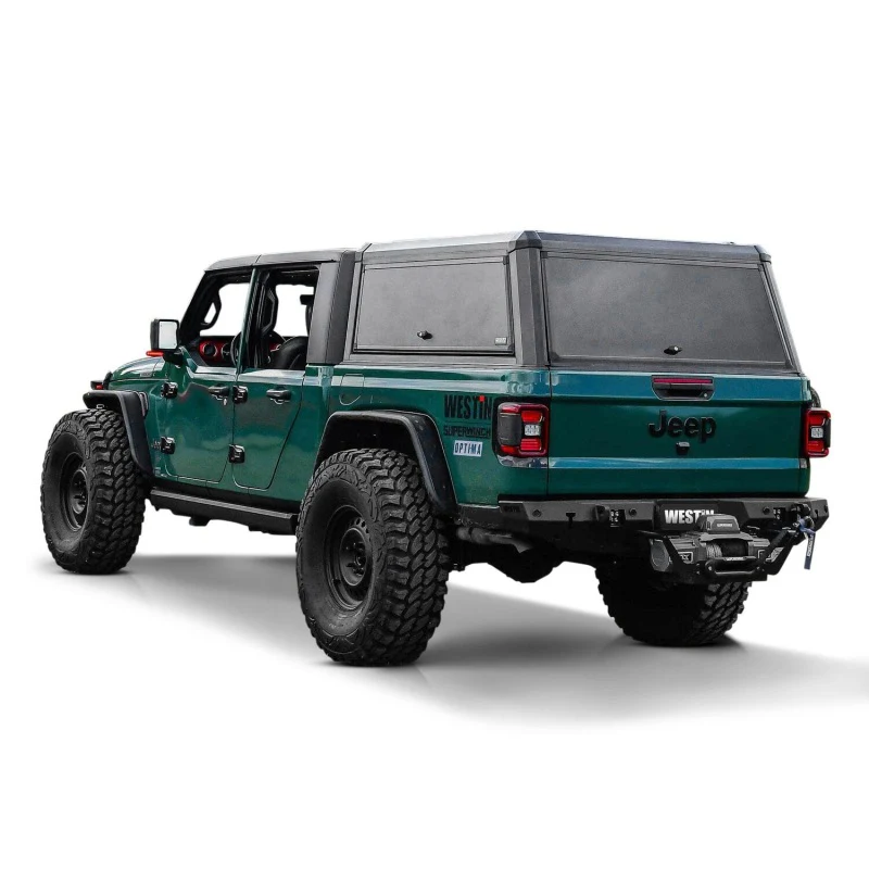 Westin EXP Truck Cap COMPLETE KIT A + BS (20-23 Jeep Gladiator) - Black - Image 3
